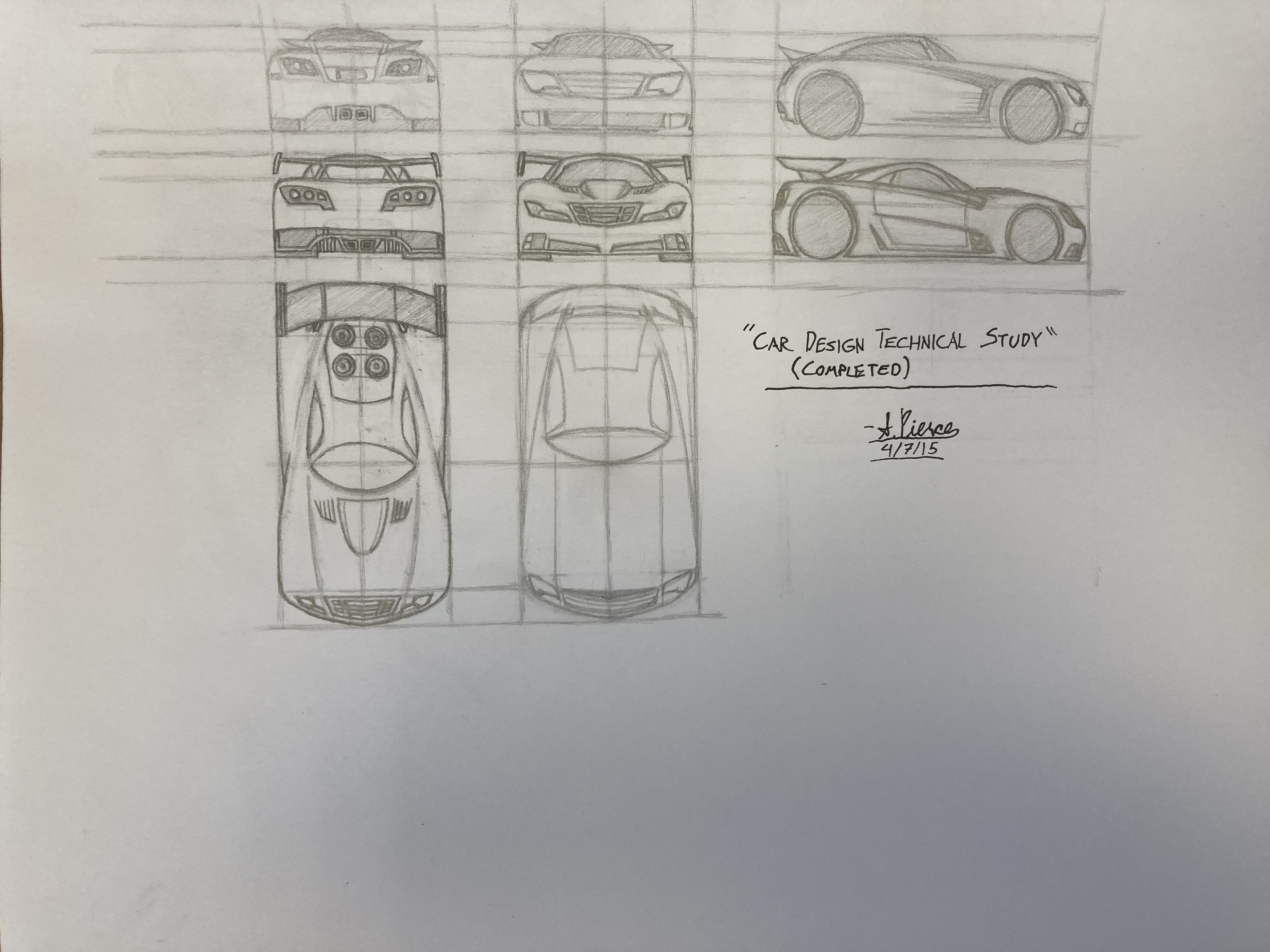 Car Design Technical Study (Completed)
